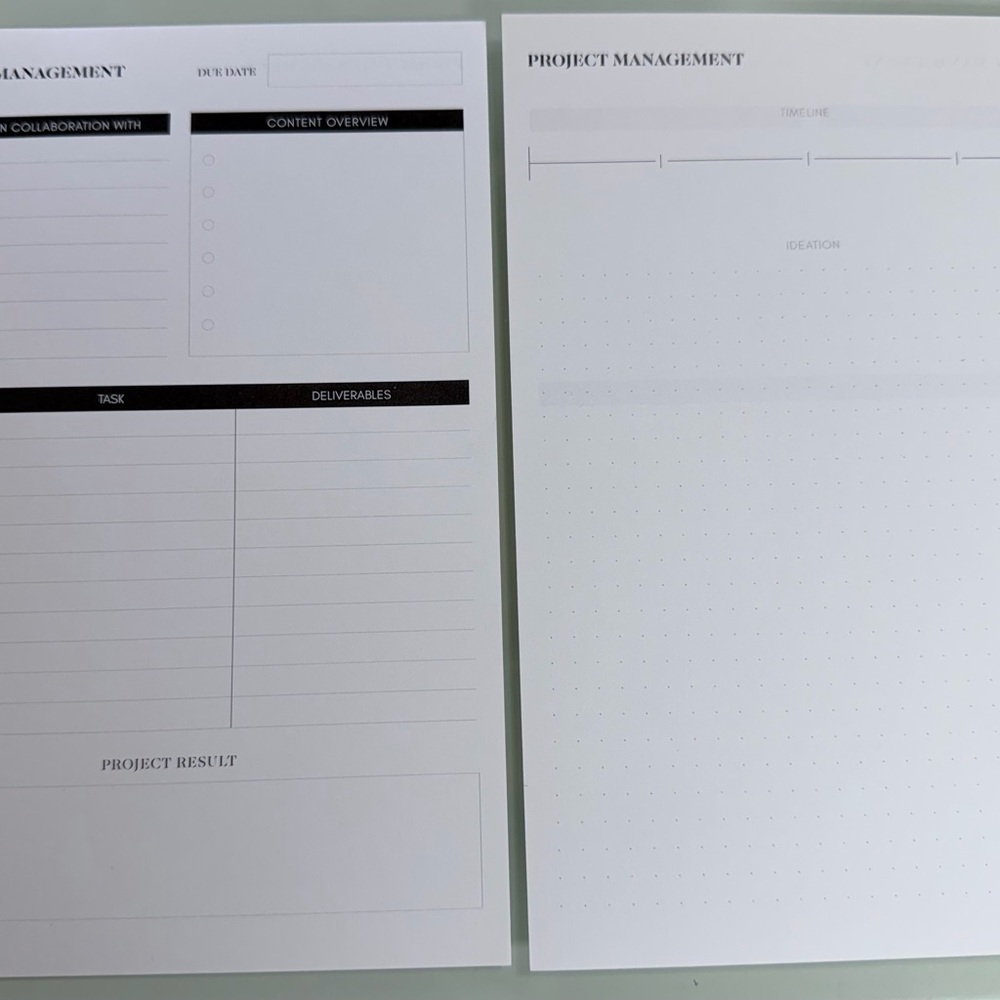 Cloth & Paper Project Management Insert with Flags - Picture 4 of 6